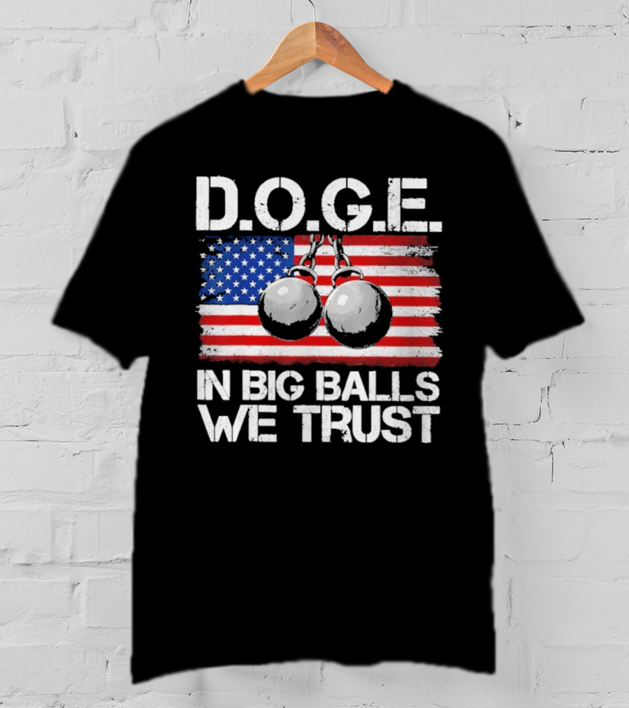 DOGE In Big Balls We Trust T-Shirt