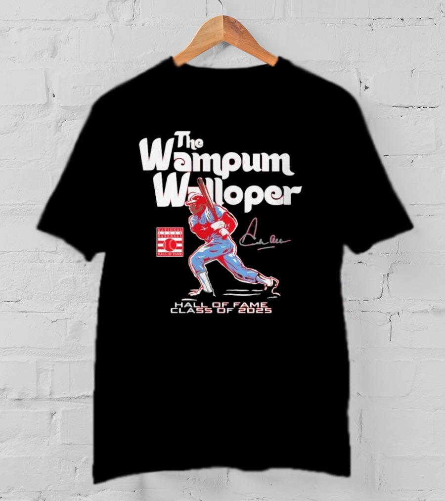 Dick Allen The Wampum Walloper Hall Of Fame Class Of 2025 T-Shirt
