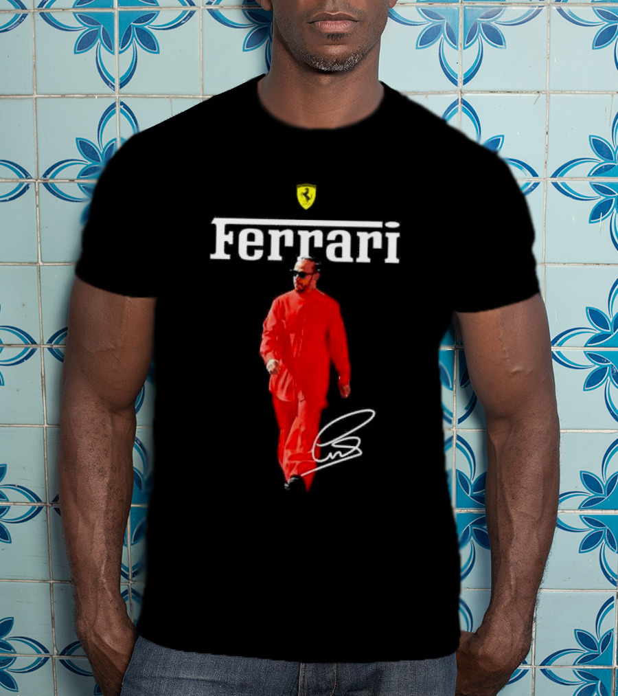 Ferrari Lewis Hamilton Signature T-Shirt