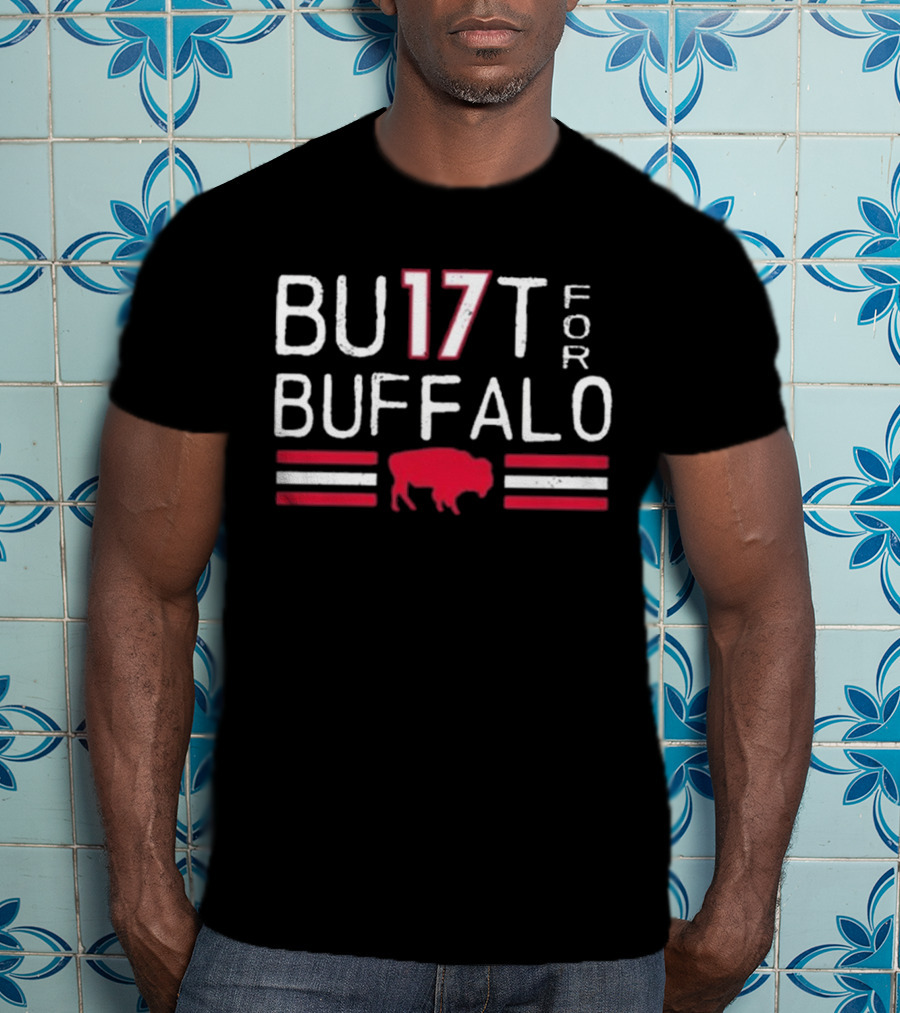 Eric Wood Wearing Bu17t For Buffalo Built For Buffalo T-Shirt