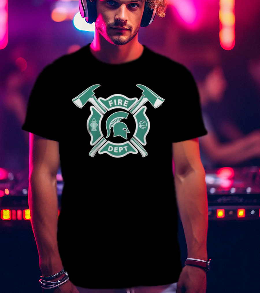 Fire Dept X Michigan State Spartans T-Shirt