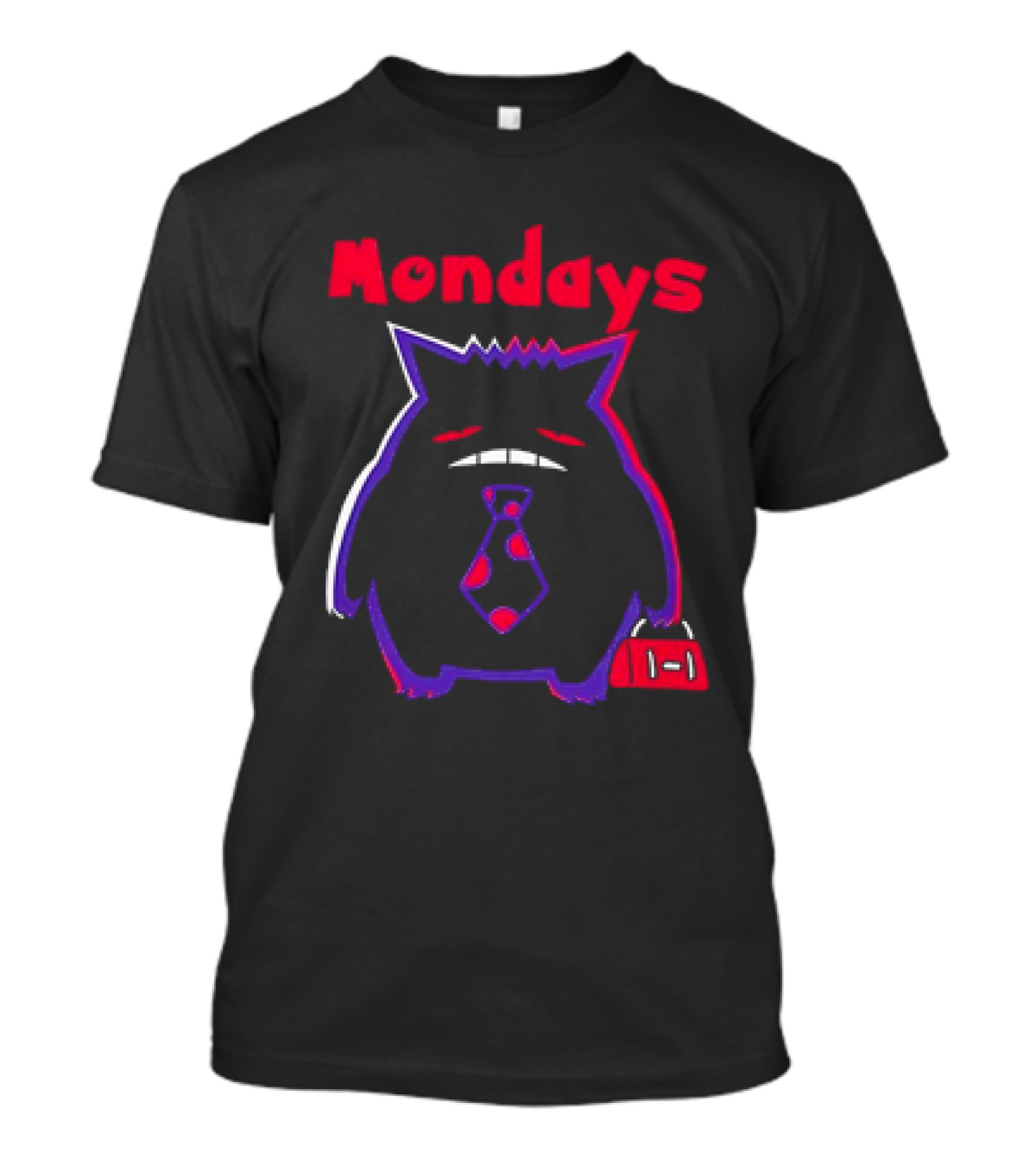 Even Gengar Hates Mondays T-Shirt