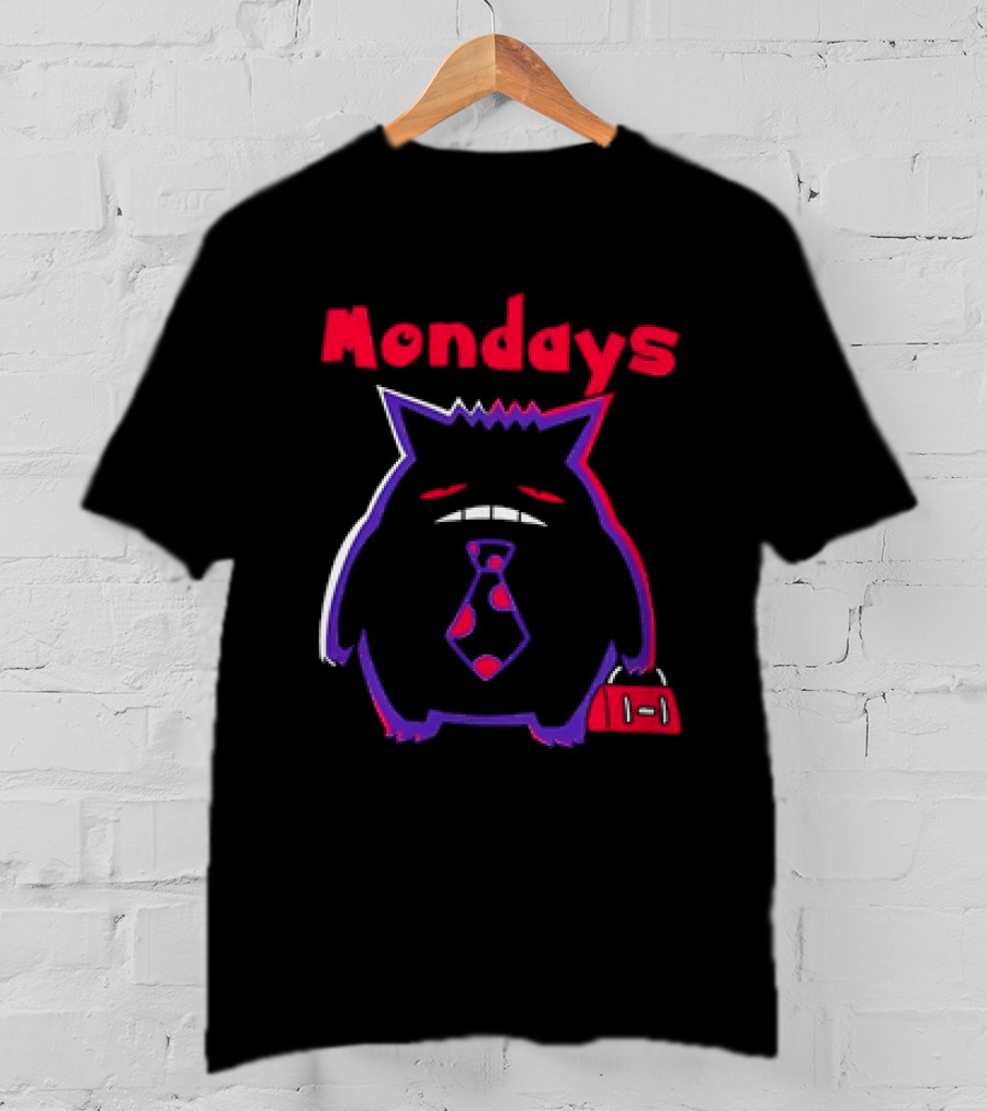 Even Gengar Hates Mondays T-Shirt