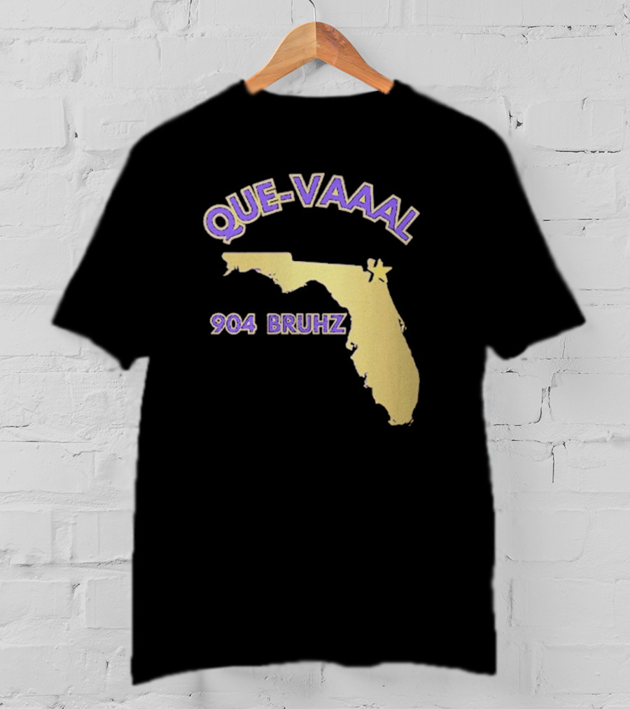 Florida State Map 904 Bruhz Que-Vaaal T-Shirt