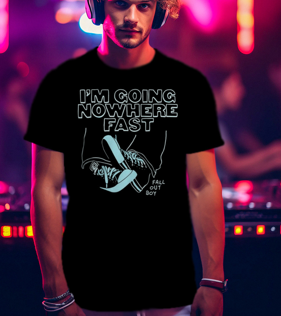 Fall Out Boy Going Nowhere Fast Boyfriend Fit Girls T-Shirt