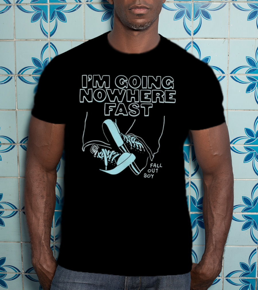 Fall Out Boy Going Nowhere Fast Boyfriend Fit Girls T-Shirt