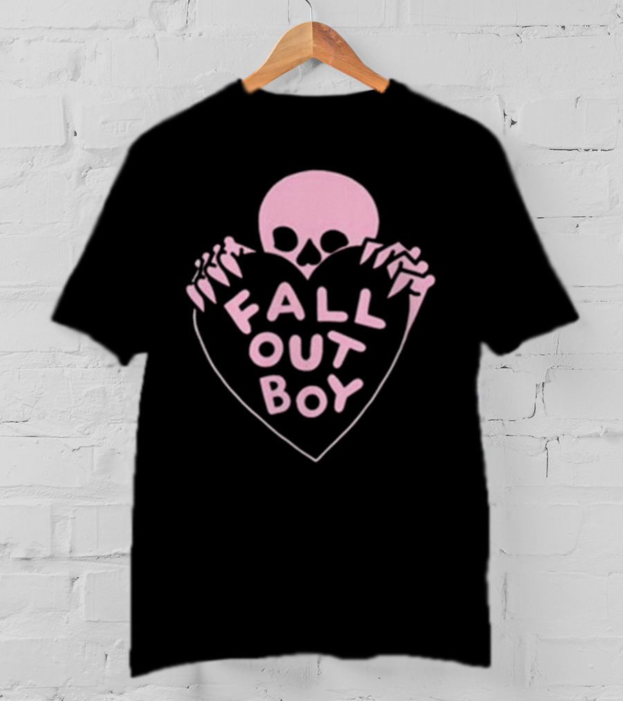 Falloutboy Skeleton Heart T-Shirt