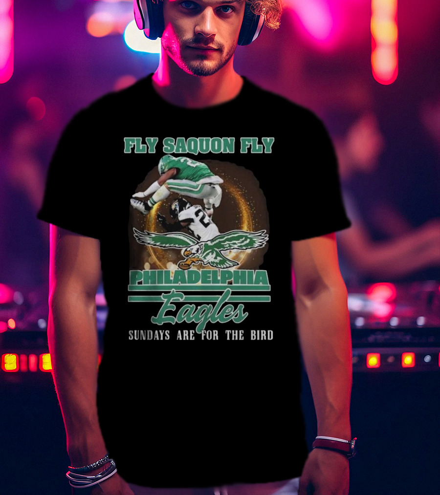 Fly Saquon Fly Philadelphia Eagles Sundays Are For The Bird T-Shirt