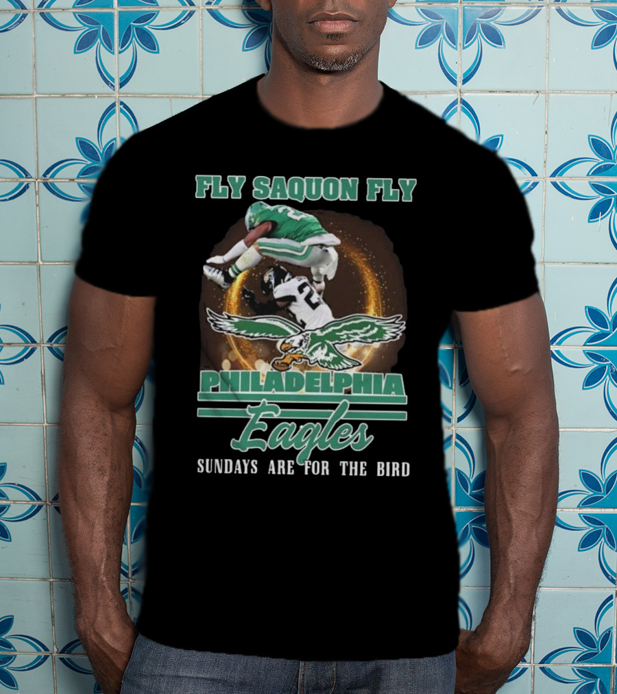 Fly Saquon Fly Philadelphia Eagles Sundays Are For The Bird T-Shirt