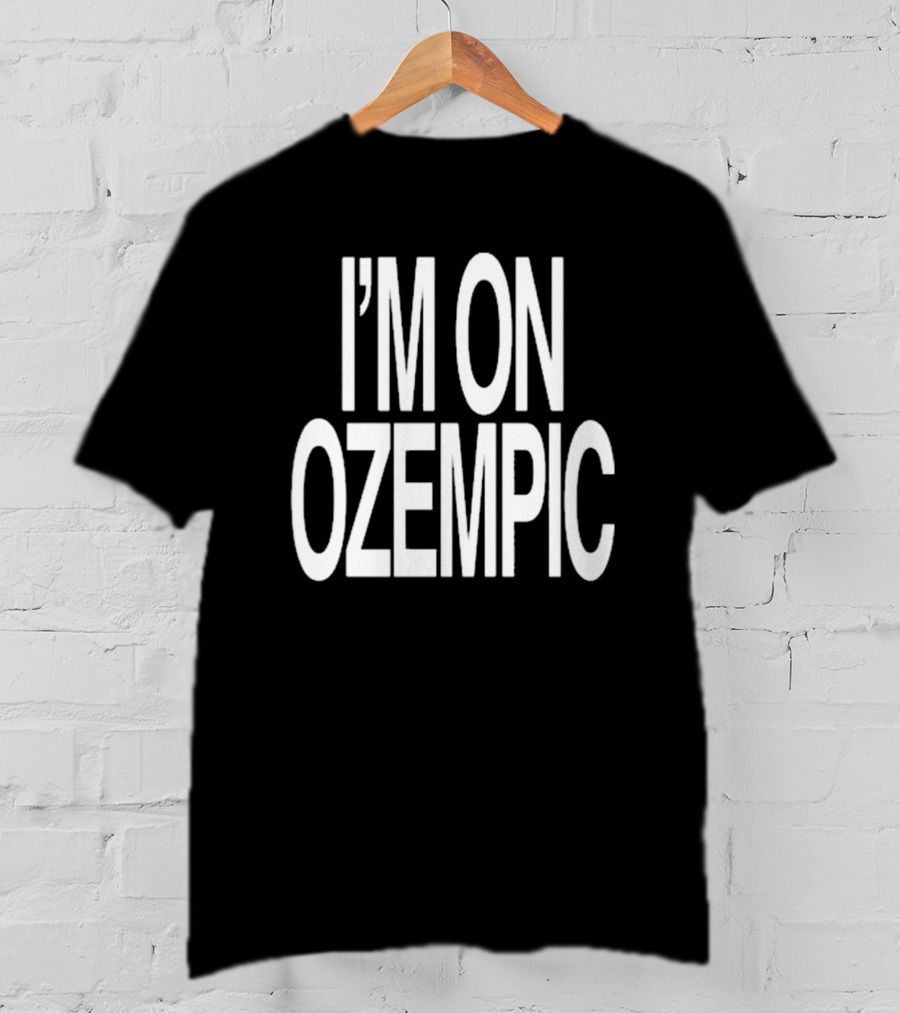 Fat Nick Wearing I’m On Ozempic T-Shirt