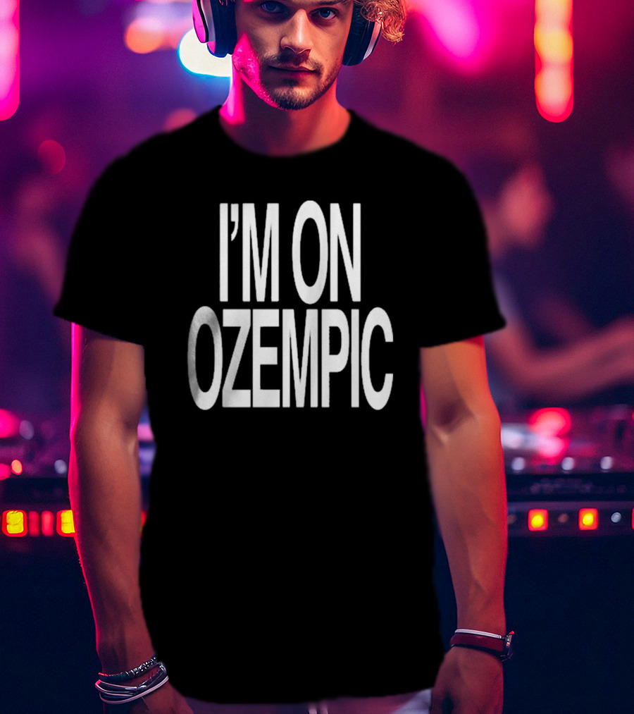 Fat Nick Wearing I’m On Ozempic T-Shirt