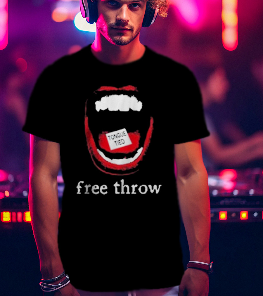Free Throw Tongue Tied T-Shirt