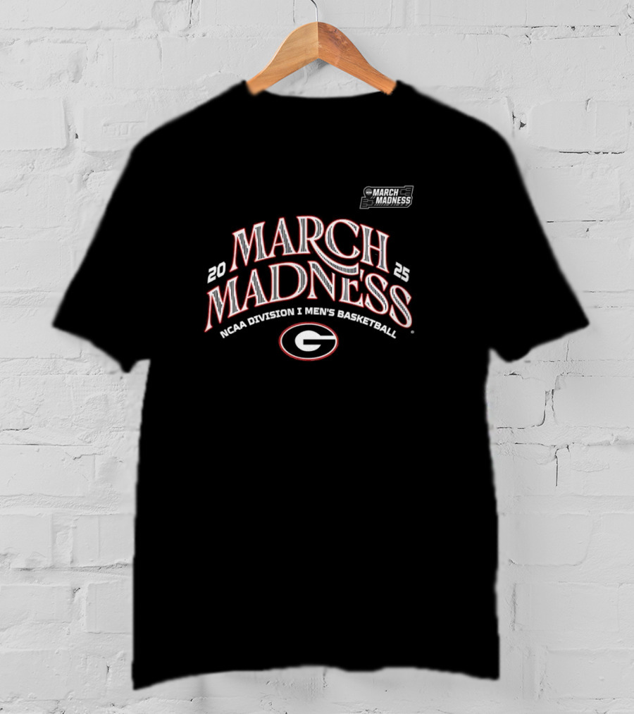 Georgia Men’s Basketball 2025 March Madness Bound T-Shirt