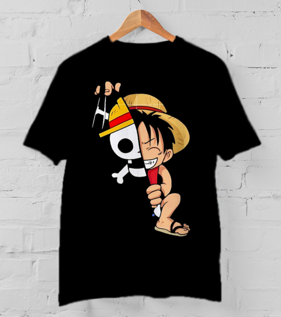 Funny Monkey D Luffy One Piece Anime Character T-Shirt
