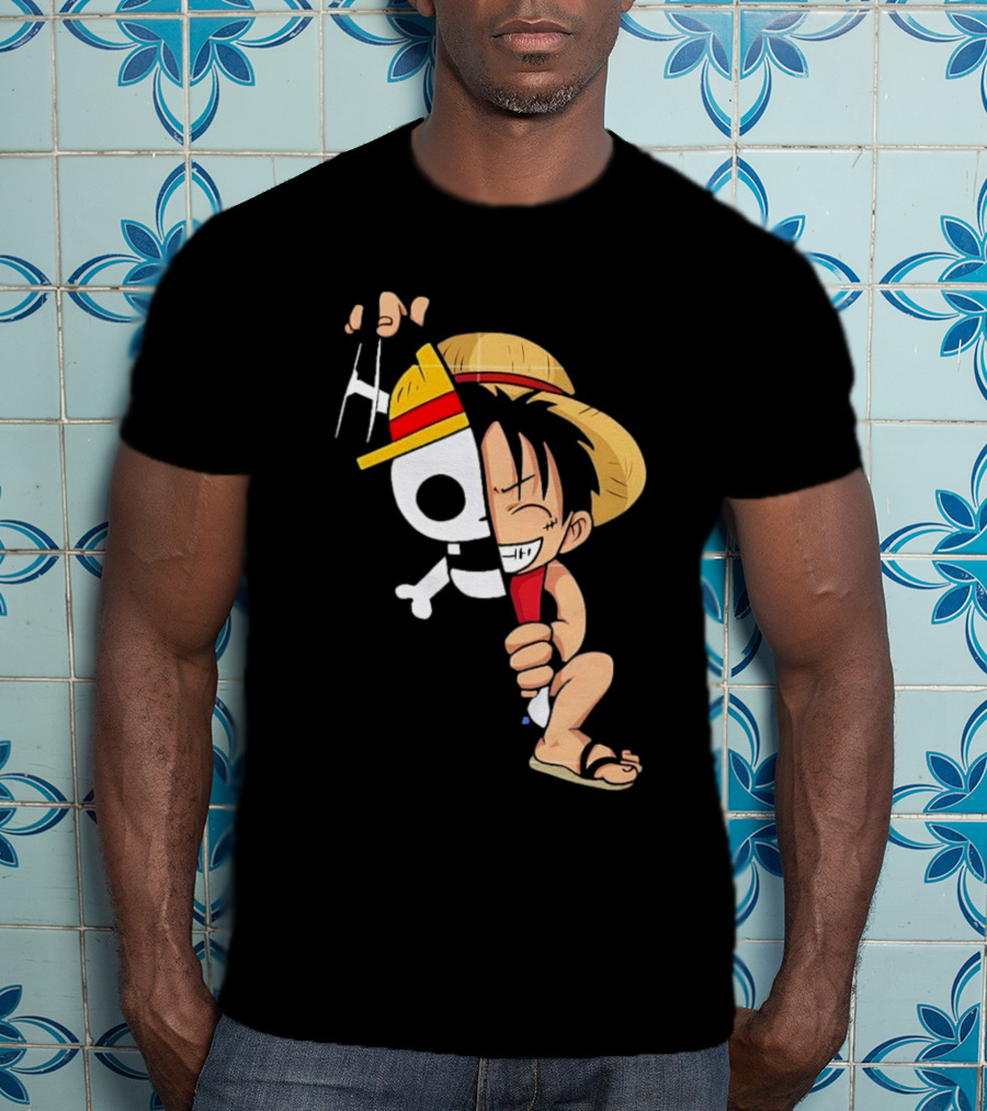Funny Monkey D Luffy One Piece Anime Character T-Shirt