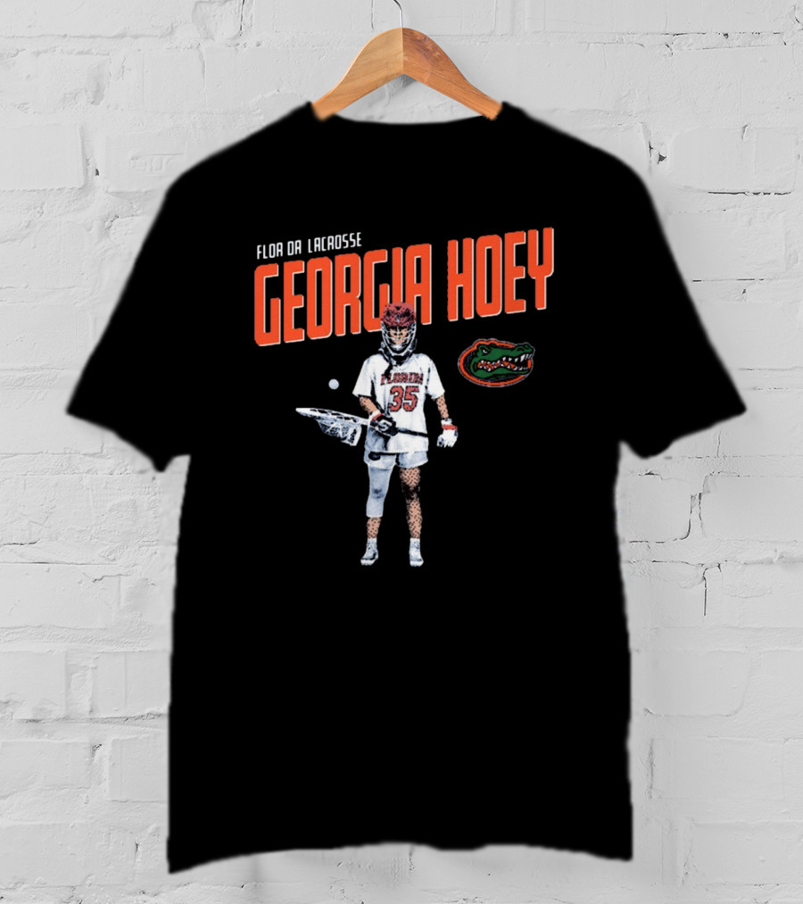 Georgia Hoey Florida Gators Lacrosse NCAA Division I Cartoon 2025 T-Shirt