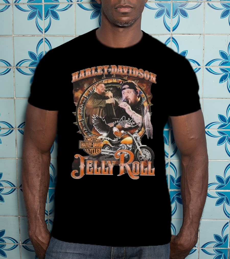 Harley-Davidson Jelly Roll Signature News 2025 T-Shirt