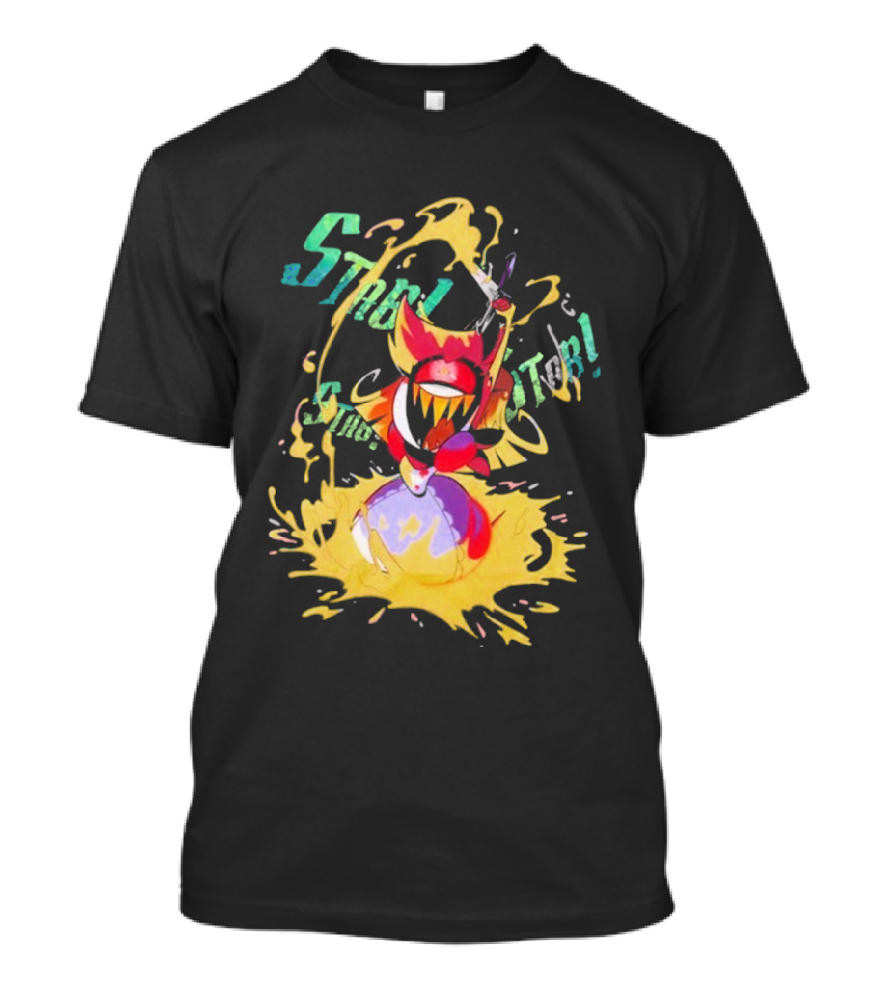 Hazbin Hotel Niffty Gold Glitter T-Shirt