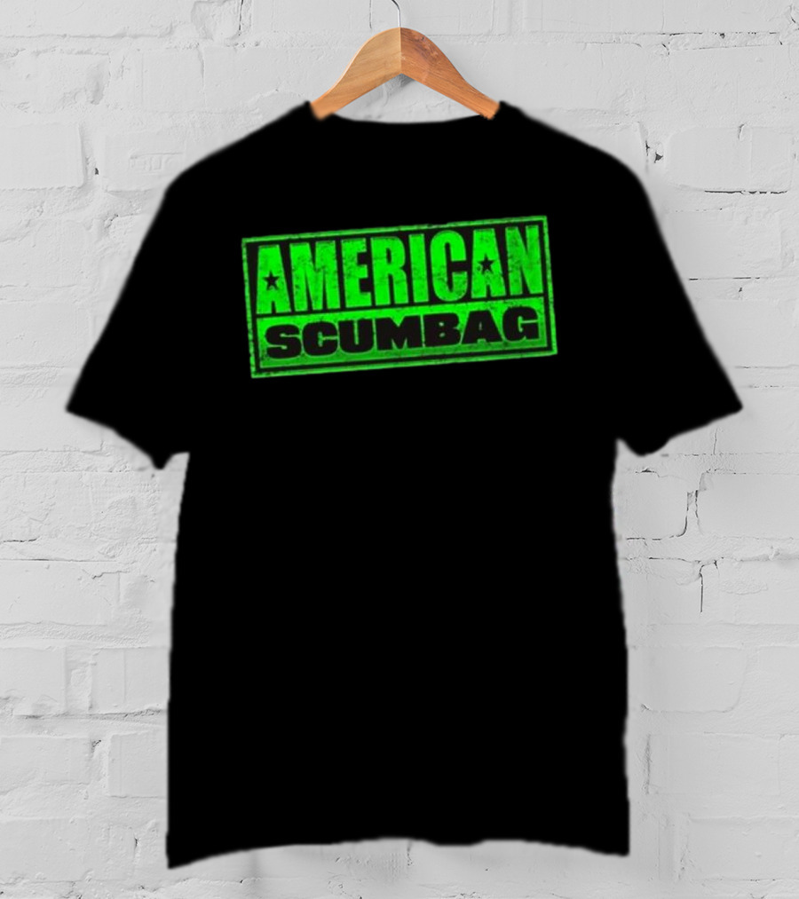 Hazheart American Scumbag Logo T-Shirt