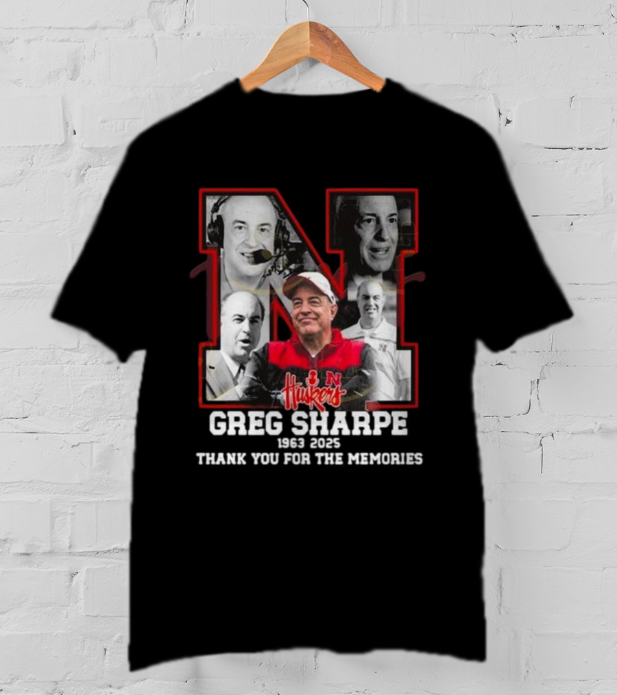 Greg Sharpe 1963-2025 Thank You For The Memories T-Shirt