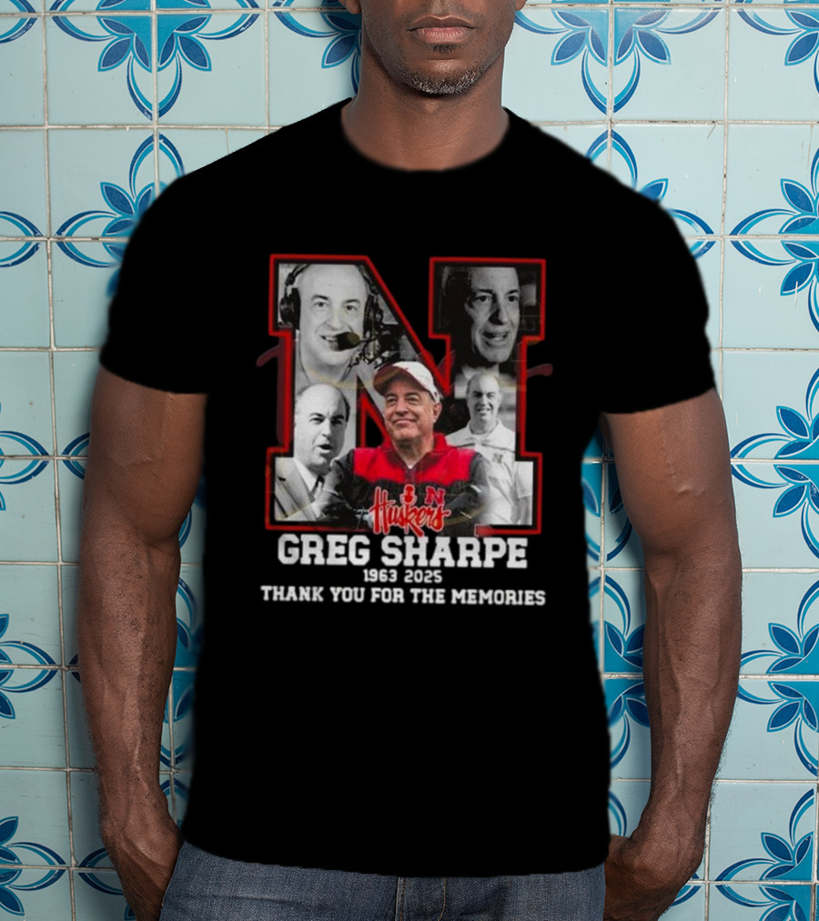 Greg Sharpe 1963-2025 Thank You For The Memories T-Shirt