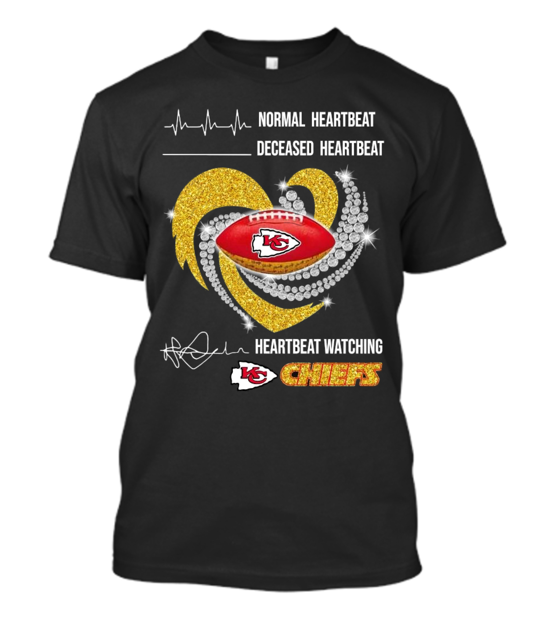Heartbeat Ing Kansas City Chiefs 2025 T-Shirt