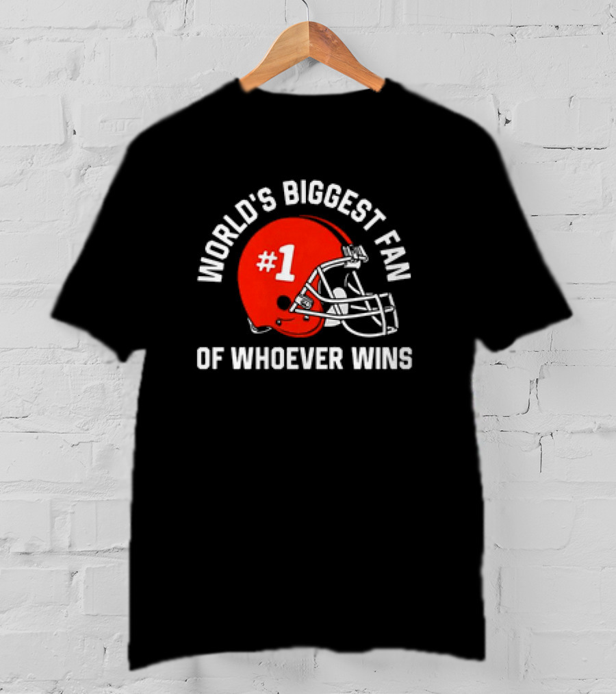 Helmet World’s Biggest Fan Of Whoever Wins T-Shirt