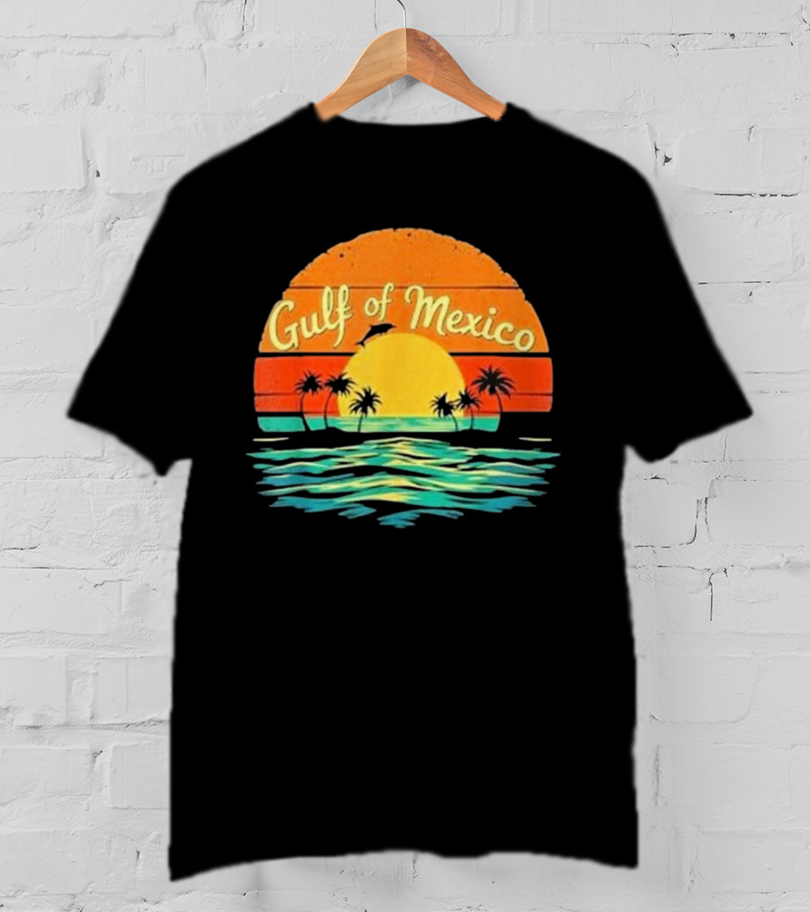 Gulf Of Mexico Beach Palms Summer Vacation T-Shirt