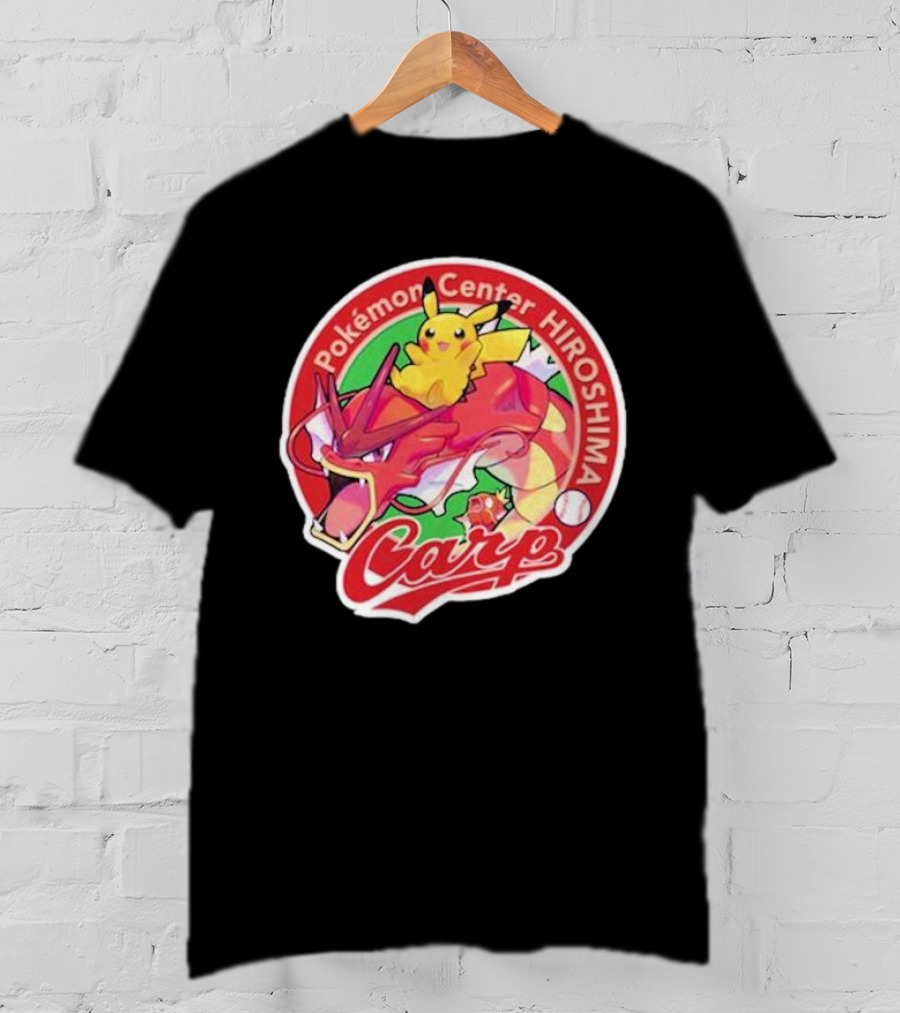 Hiroshima Toyo Carp X Pokémon Center Hiroshima T-Shirt