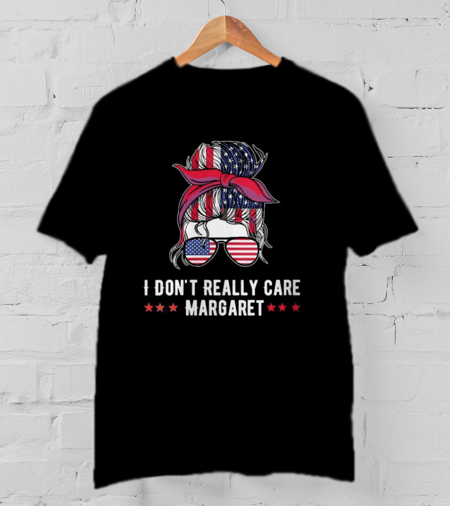 I Don’t Really Care Margaret American Flag Jd Vance T-Shirt