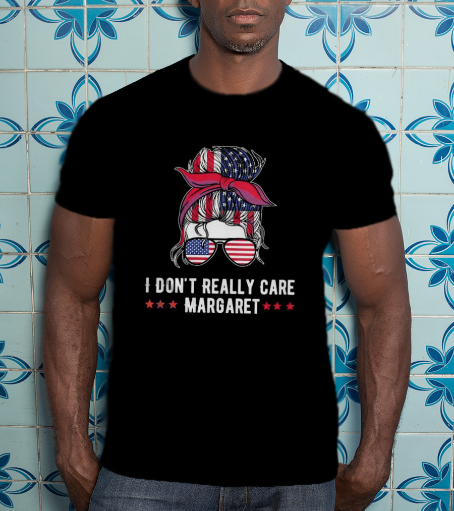 I Don’t Really Care Margaret American Flag Jd Vance T-Shirt