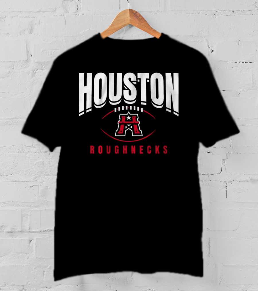 Houston Roughnecks Football Outline T-Shirt