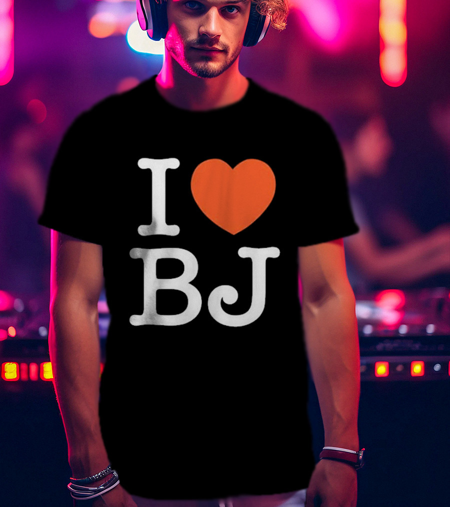 I Love Bj Ben Johnson T-Shirt