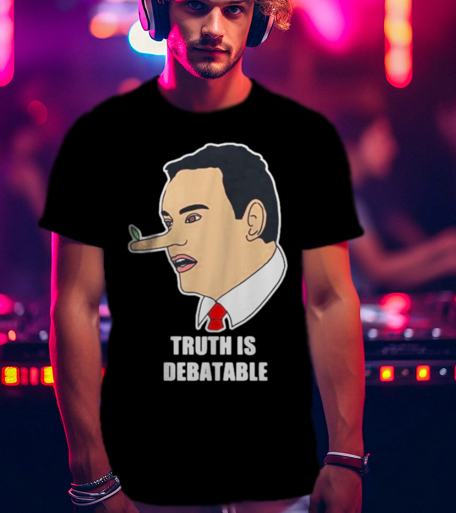 Funny George Santos Congressman Truth Is Debatable Nose T-Shirt