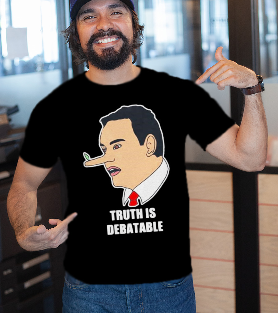 Funny George Santos Congressman Truth Is Debatable Nose T-Shirt