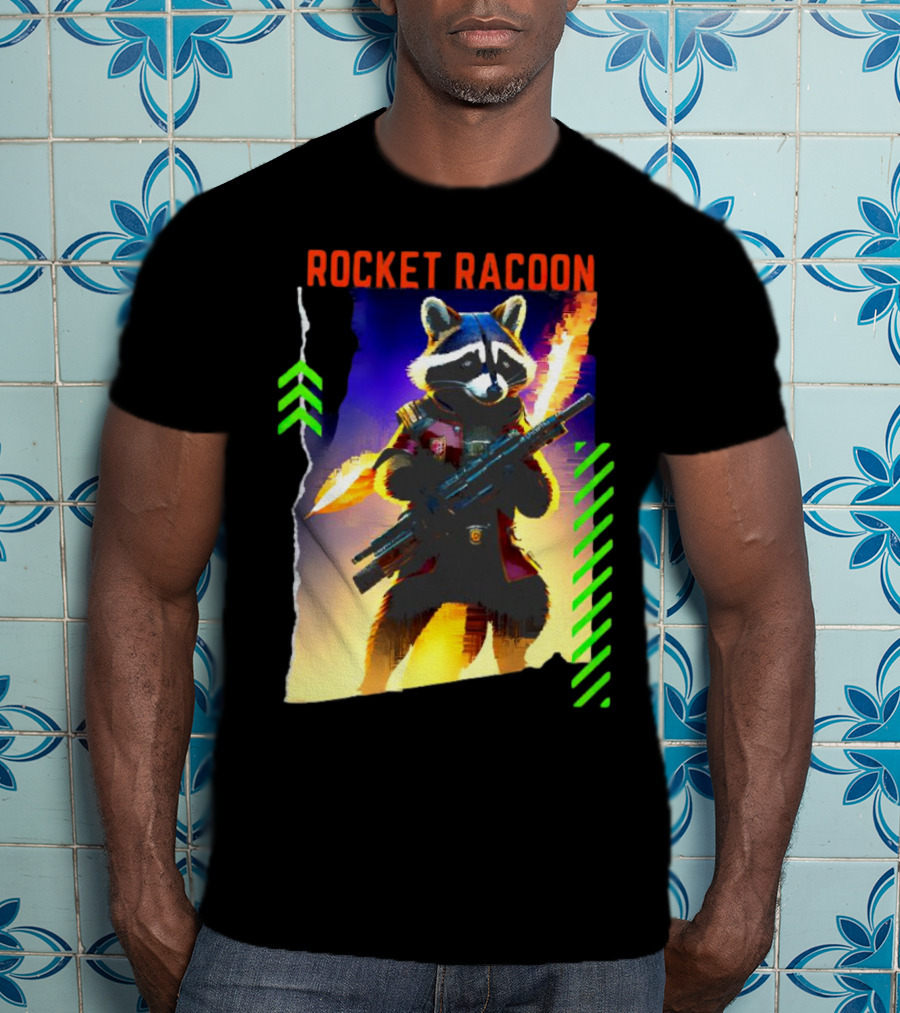 Rocket Raccoon Guardians Of The Galaxy Vol 3 Character T-Shirt