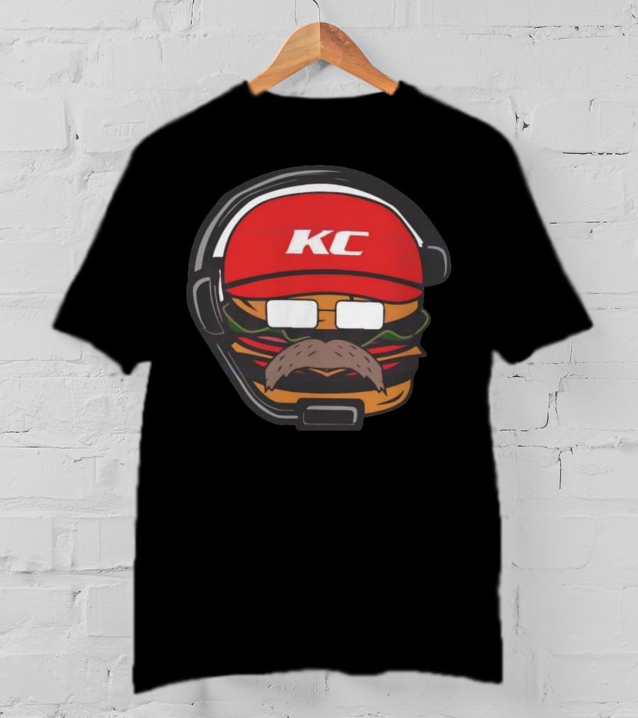 Andy Reid Hamburger KC Kansas City Chiefs T-Shirt
