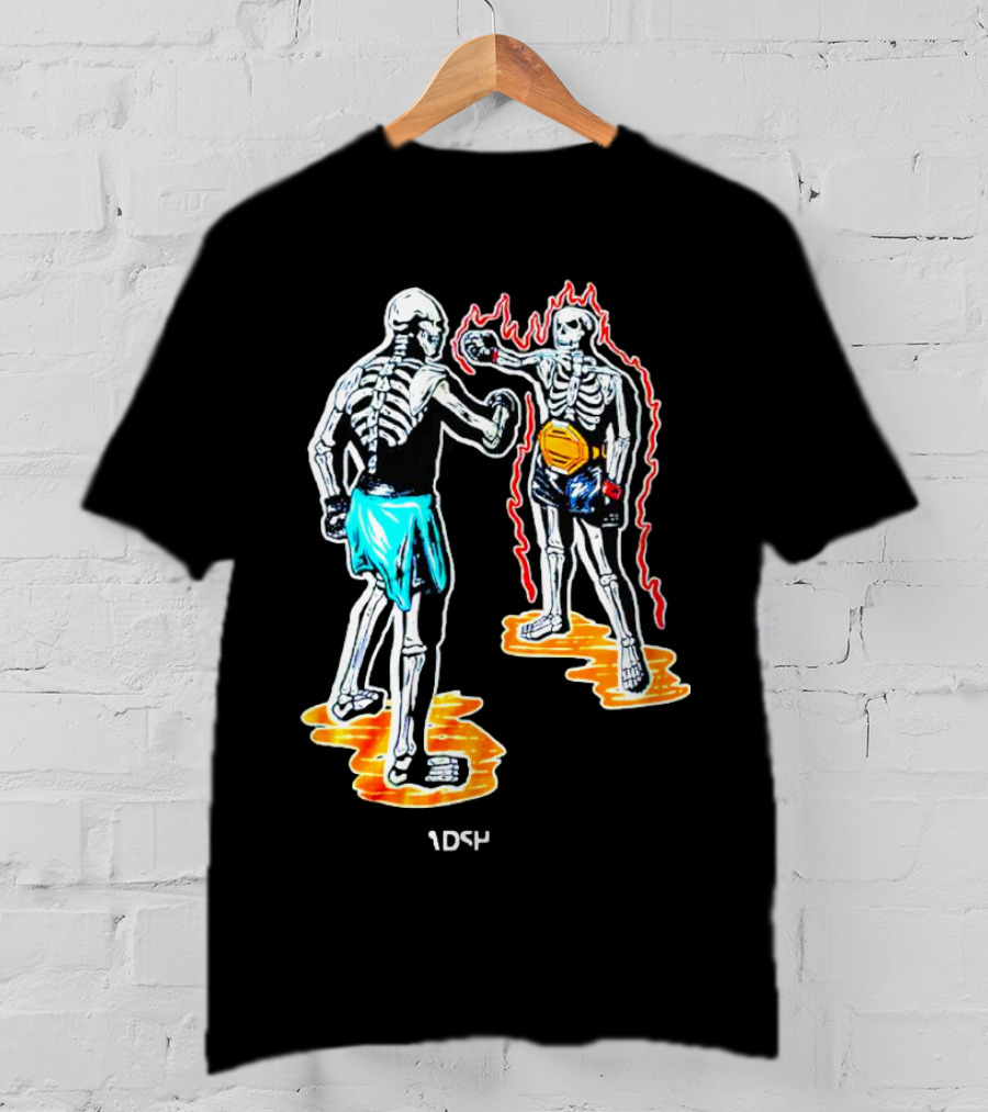 Skeletal Boxing Showdown 1DS4 Headshot Dead T-Shirt