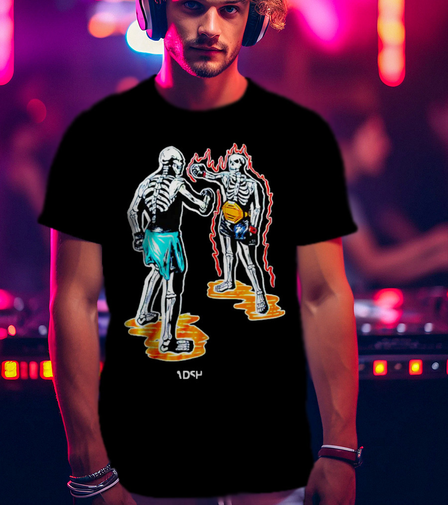 Skeletal Boxing Showdown 1DS4 Headshot Dead T-Shirt