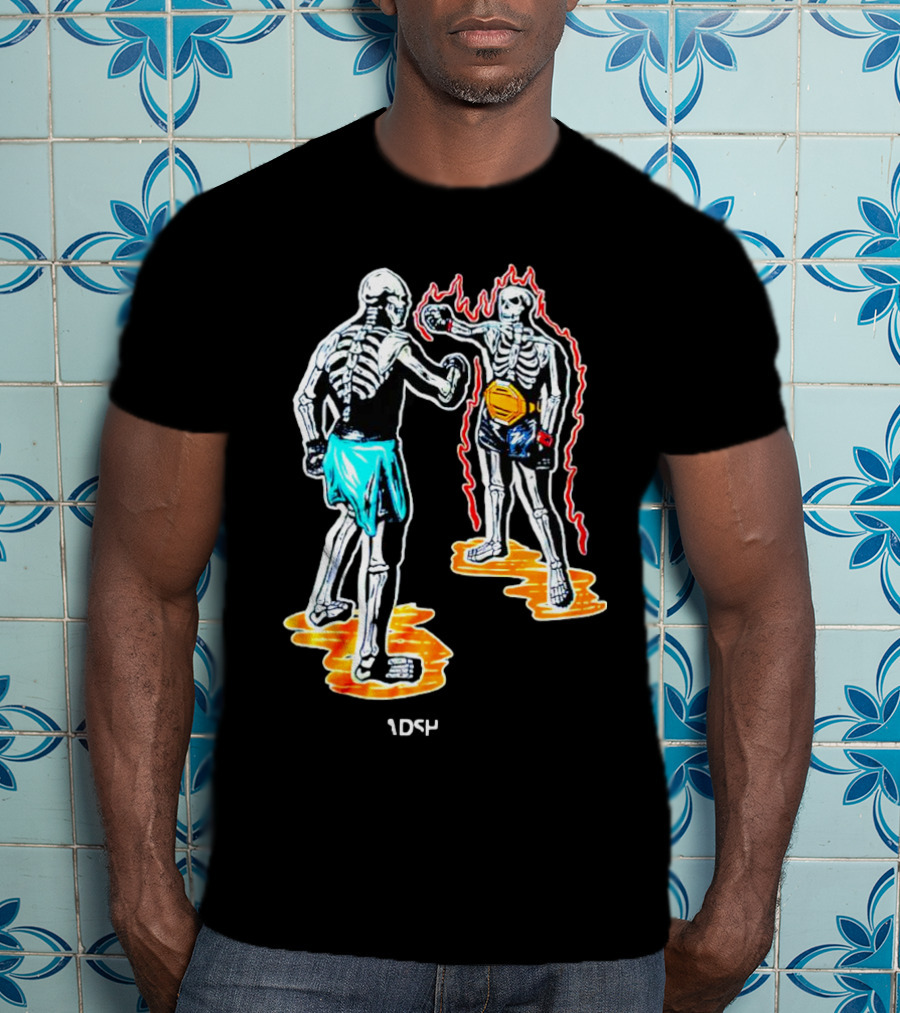 Skeletal Boxing Showdown 1DS4 Headshot Dead T-Shirt