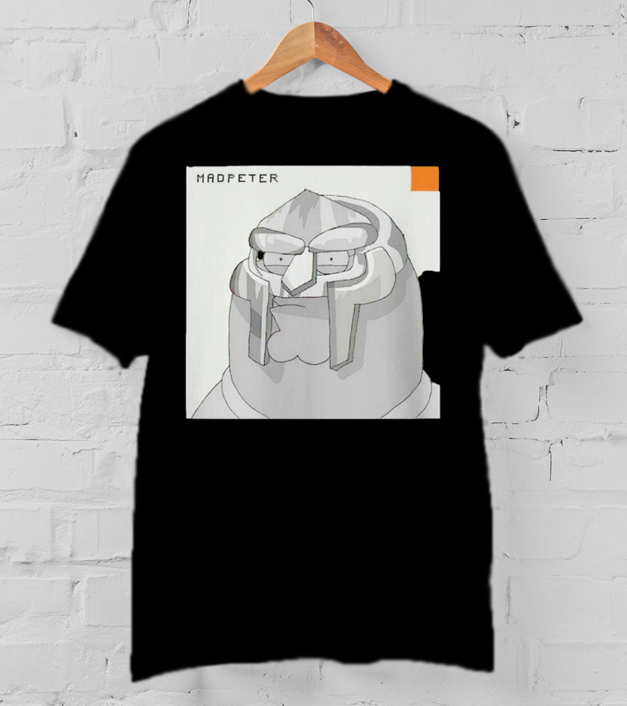 Mad Peter MF Doom Mask Cartoon T-Shirt
