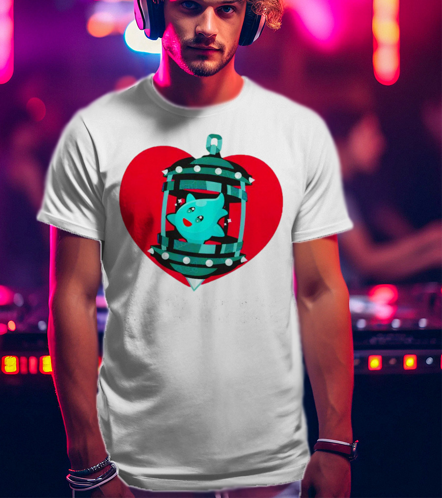 The Only Hope Is The Sweet Relief Of Death Heart And Ghost Cage T-Shirt