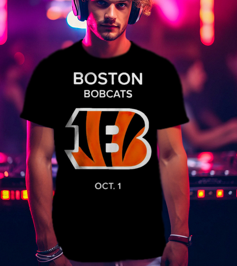 Boston Bobcats Oct. 1 Bengals T-Shirt