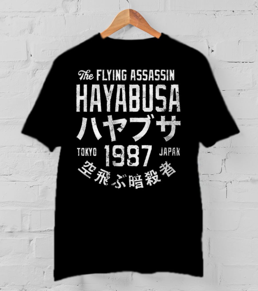 The Flying Assassin Hayabusa Tokyo Japan 1987 T-Shirt