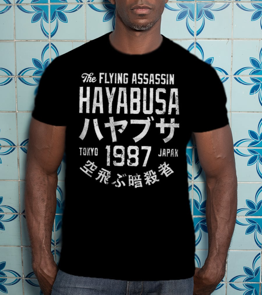 The Flying Assassin Hayabusa Tokyo Japan 1987 T-Shirt