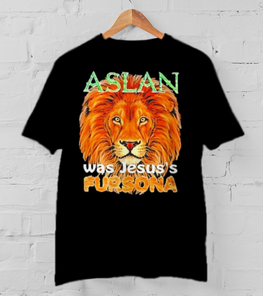 Aslan Was Jesus’s Fursona Lion T-Shirt