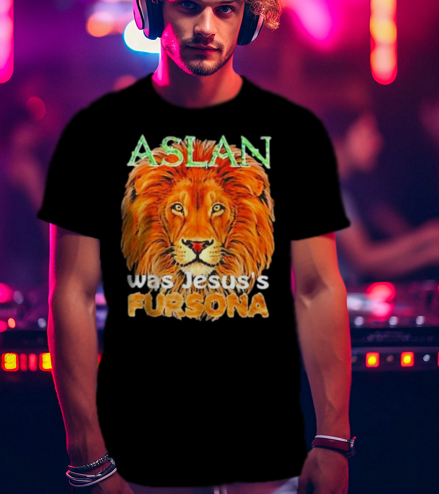 Aslan Was Jesus’s Fursona Lion T-Shirt