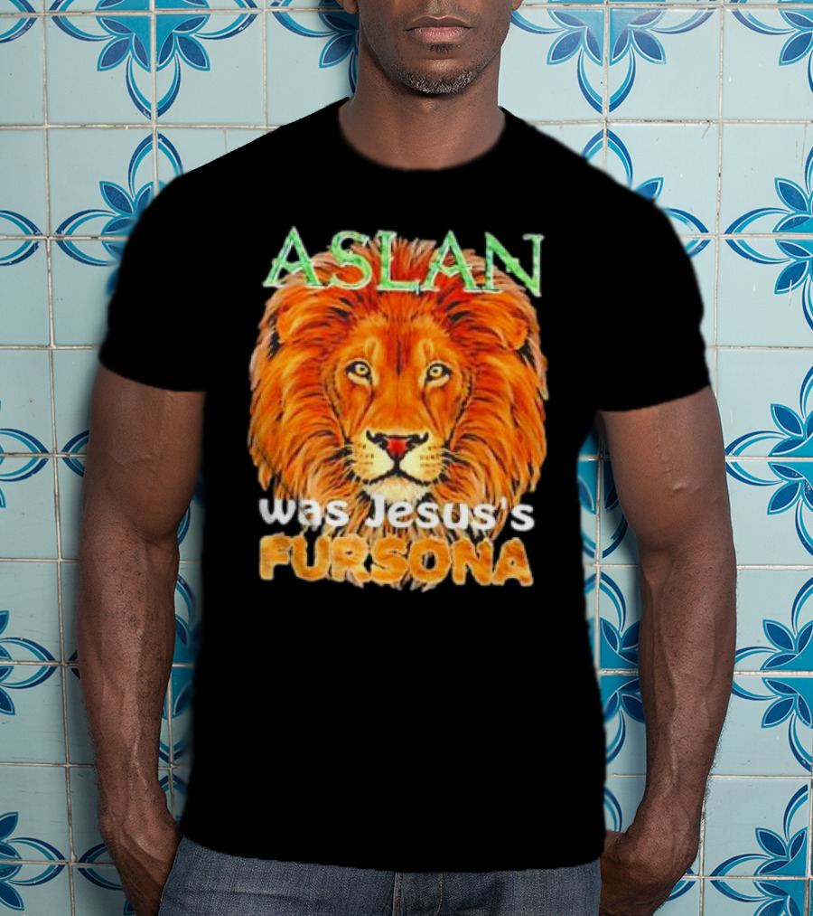 Aslan Was Jesus’s Fursona Lion T-Shirt
