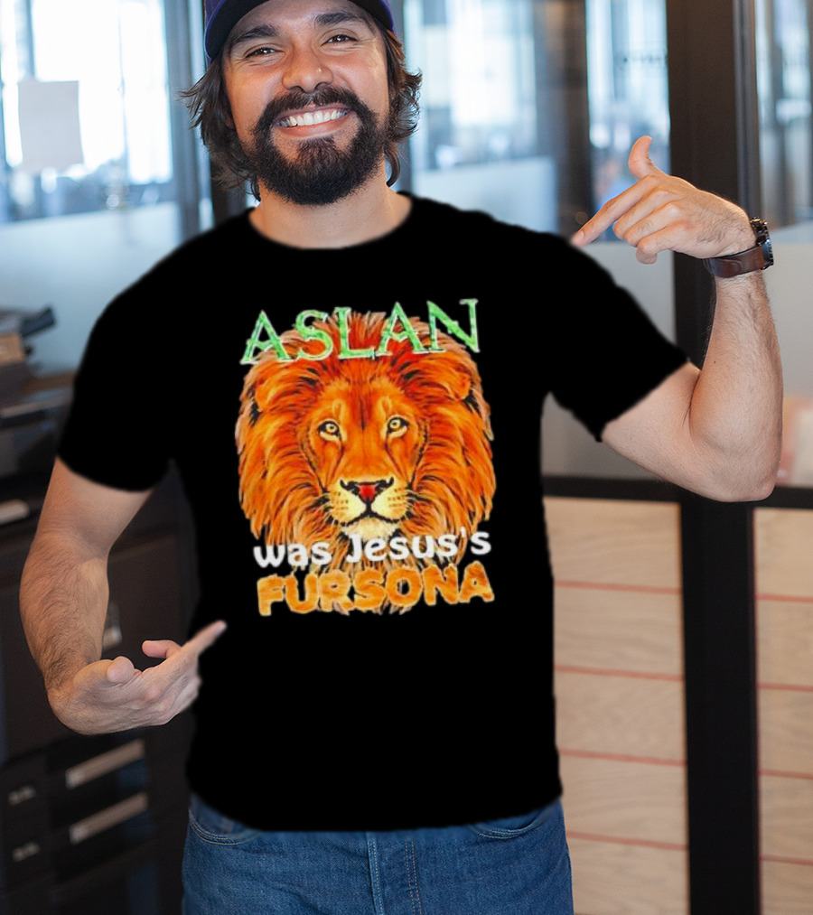 Aslan Was Jesus’s Fursona Lion T-Shirt