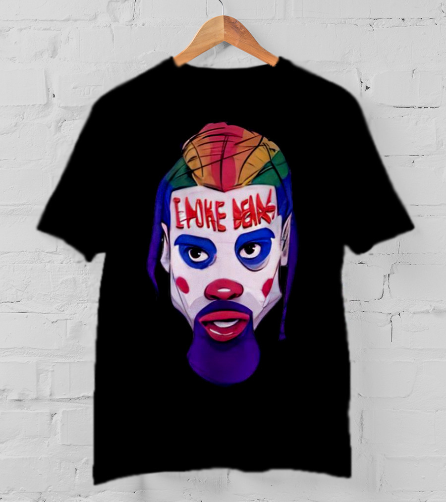 Dillon Brooks I Poke Bears Joker Face Colorful Hairstyle T-Shirt
